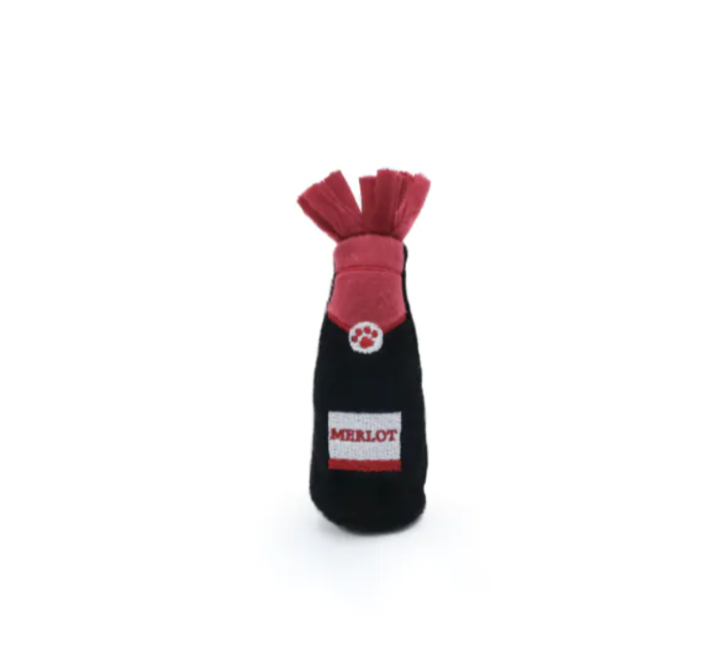 ZIPPY CLAWS CATNIP CRUSHERZ CAT TOY - MERLOT
