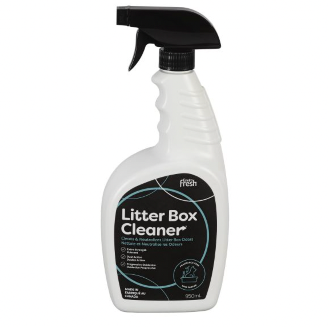 ENVIRO FRESH CAT LITTER BOX - ODOR ELIMINATOR CLEANER