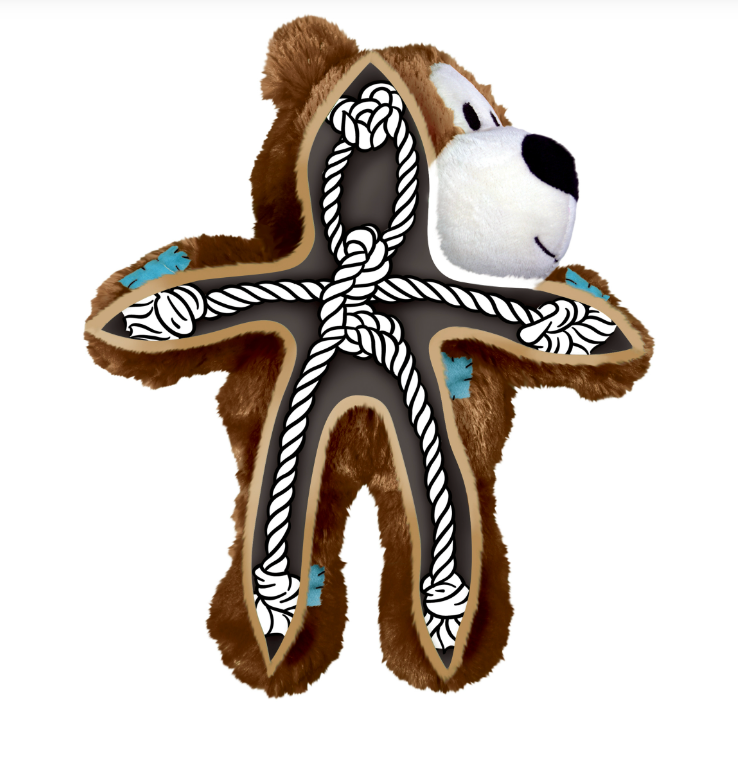 KONG WILD KNOTS BEAR DOG TOY