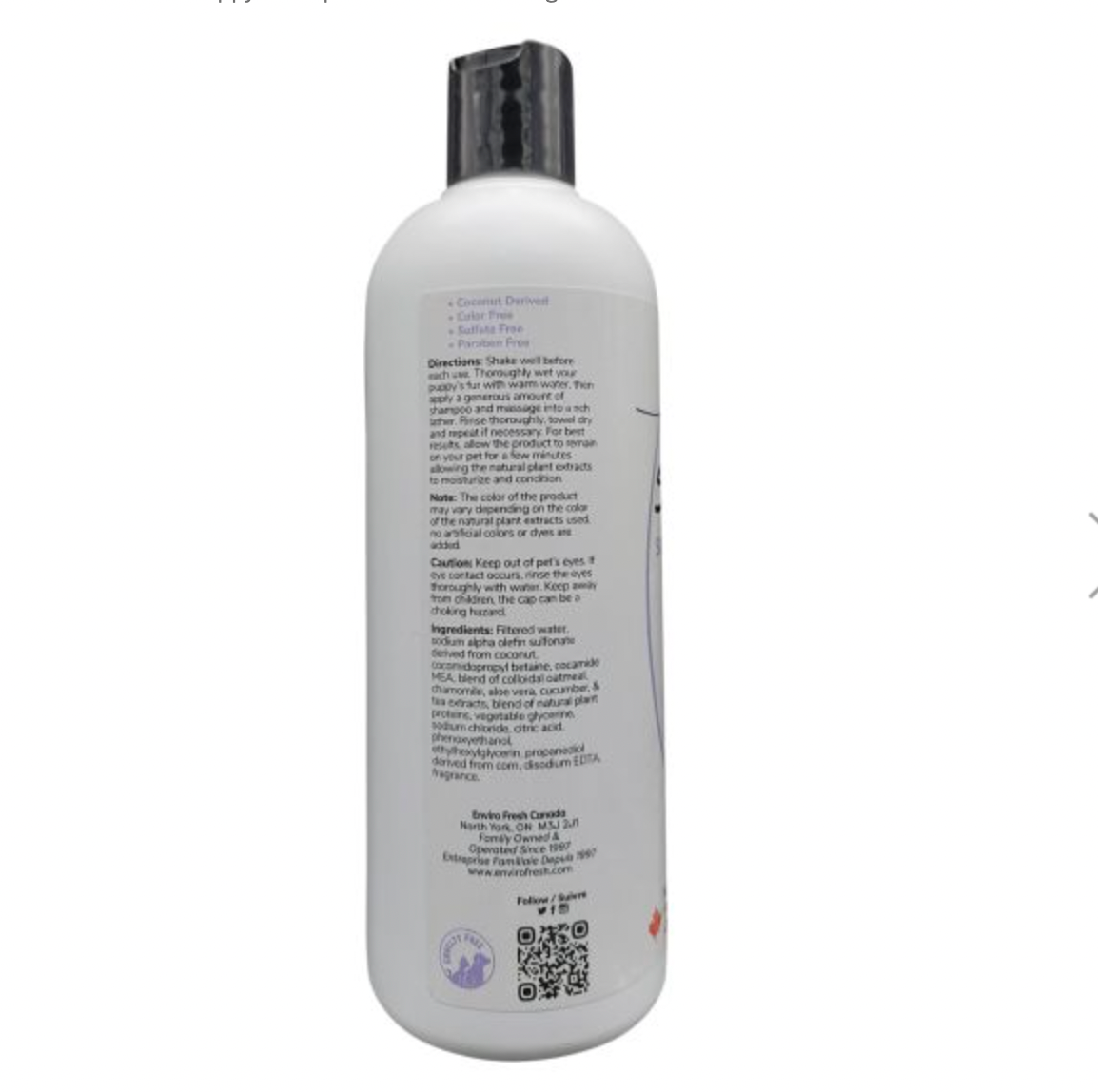 ENVIRO FRESH GENTLE PUPPY SHAMPOO - COCONUT MILK