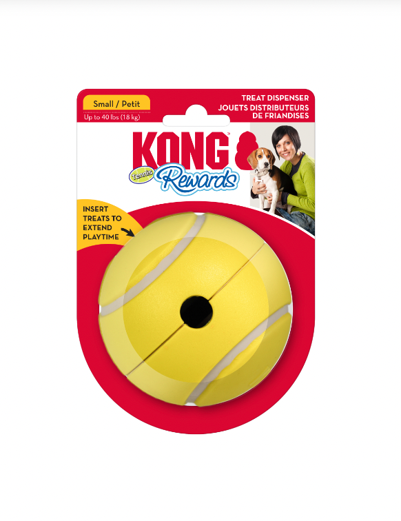 KONG REWARDS TENNIS BALL DOG TOY