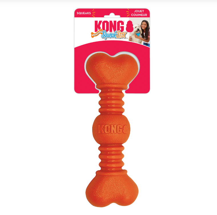 KONG SQUEAKSTIX WIGGLERZ DOG TOY