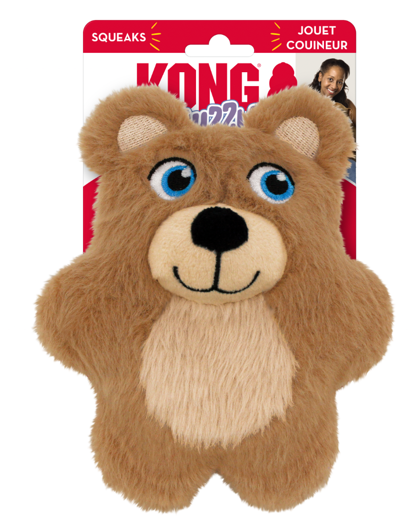 KONG SNUZZLES KIDDOS TEDDY DOG TOY