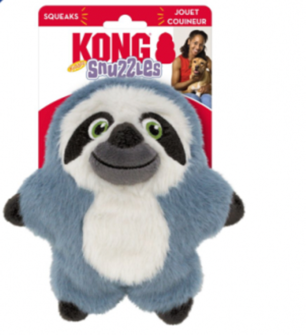 KONG SNUZZLES KIDDOS SLOTH DOG TOY