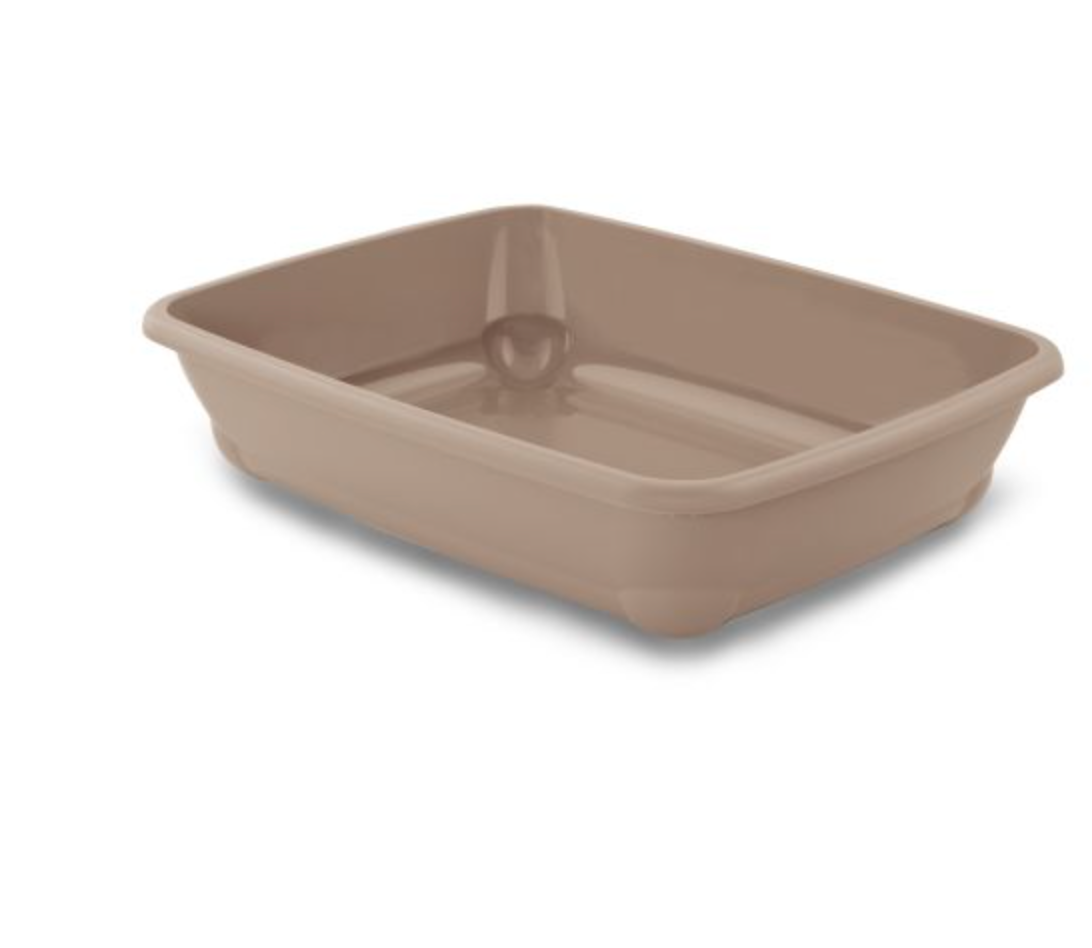Bergamo Litter Pan Birba Large Mocaccino Cat 1pc 56x39x11cm