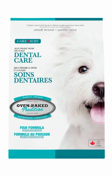 OVEN BAKED TRADITION CARE+ DENTAL CARE FOOD FOR SMALL BREEDS WITH FISH