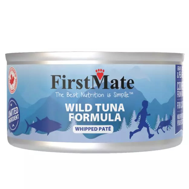 FIRSTMATE GRAIN FREE LID WILD TUNA CAT CAN