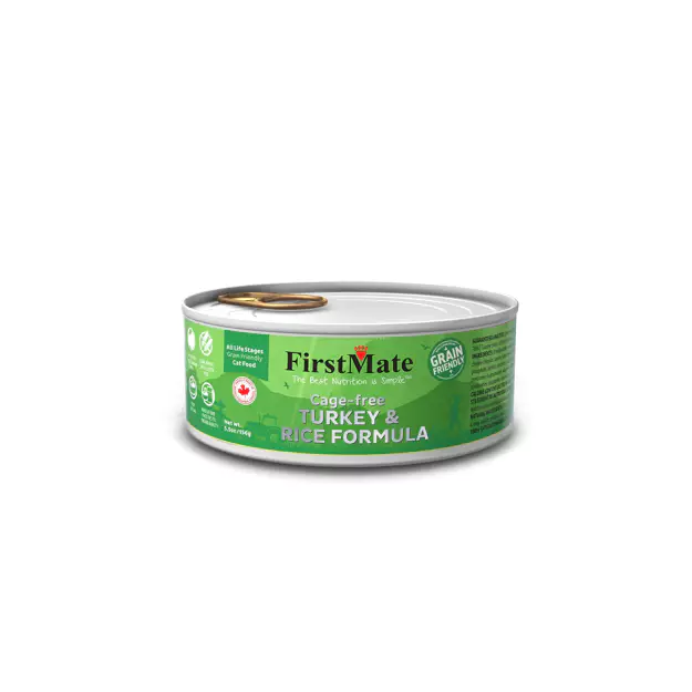FIRSTMATE TURKEY & RICE FORMULA CAT CAN