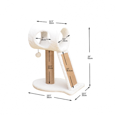 PetPals Group© SPACE NEEDLE 2-Level Cat Tree