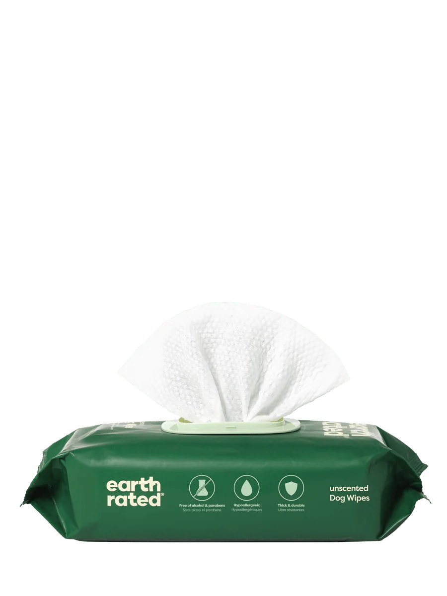 EARTHRATED GROOMING WIPES - 100 COUNT