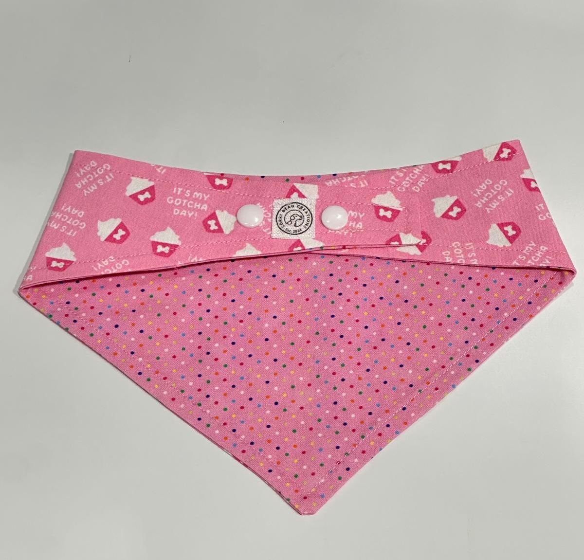 BANDANAS : REVERSIBLE - BARKDAY / GOTCHA DAY COLLECTION