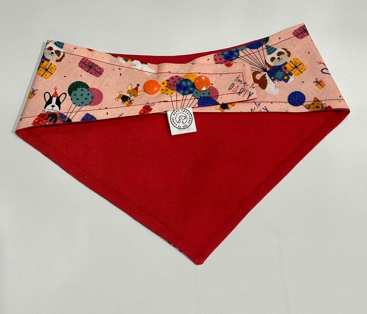 BANDANAS : REVERSIBLE - BARKDAY / GOTCHA DAY COLLECTION