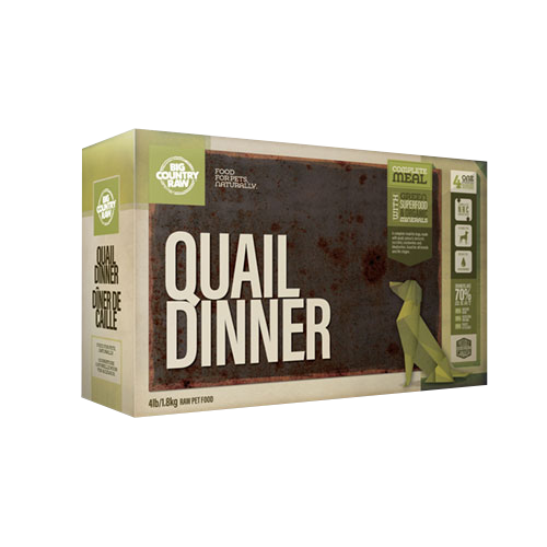 BIG COUNTRY RAW DINNER CARTON - QUAIL