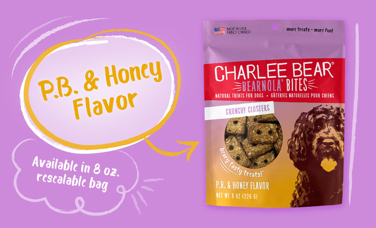 CHARLEE BEAR CRUNCH GRAIN FREE PEANUT BUTTER & HONEY FLAVOUR