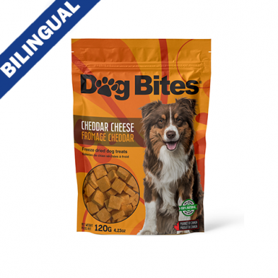 DOG BITES FREEZE-DRIED CHEDDAR CHEESE