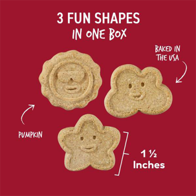 CLOUD STAR WAG MORE BARK LESS® GRAIN FREE BISCUITS WITH PUMPKIN DOG TREATS