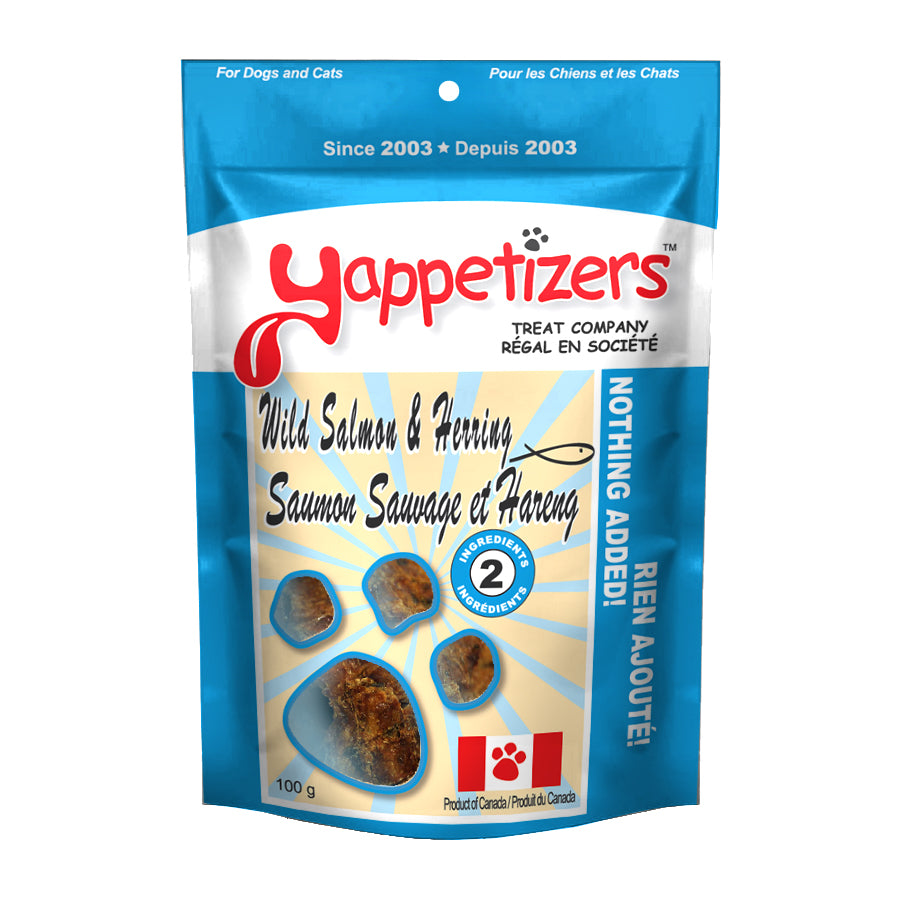 YAPPETIZER DOG TREAT SALMON & HERRING