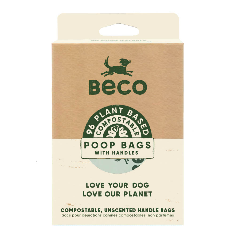 Beco Pets Unscented Compostable Handle Bags