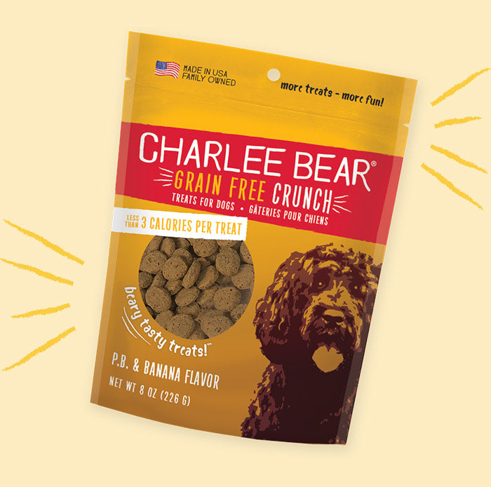 Charlee Bear Crunch Grain Free Peanut Butter & Banana 8oz