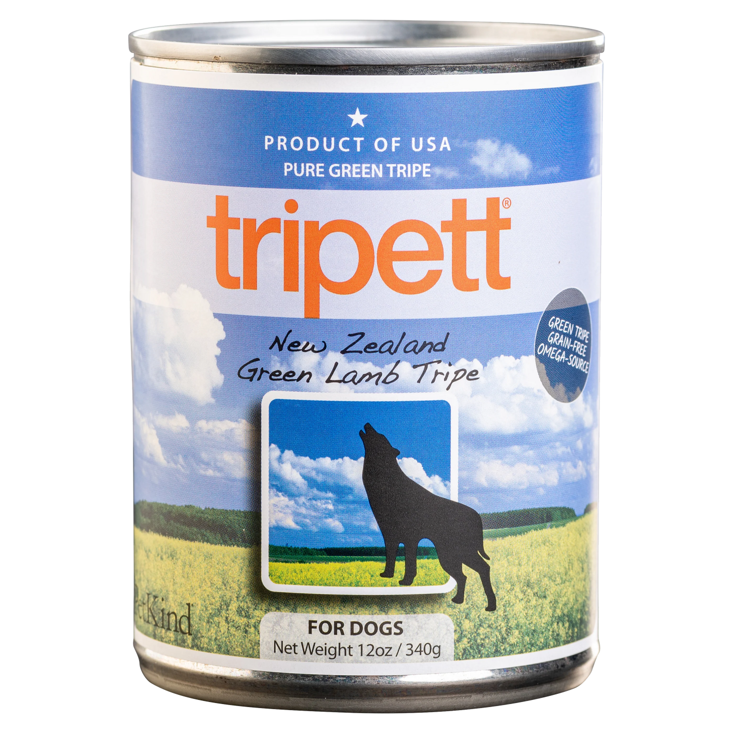 PETKIND® TRIPETT® GREEN LAMB TRIPE WET DOG FOOD - 13OZ