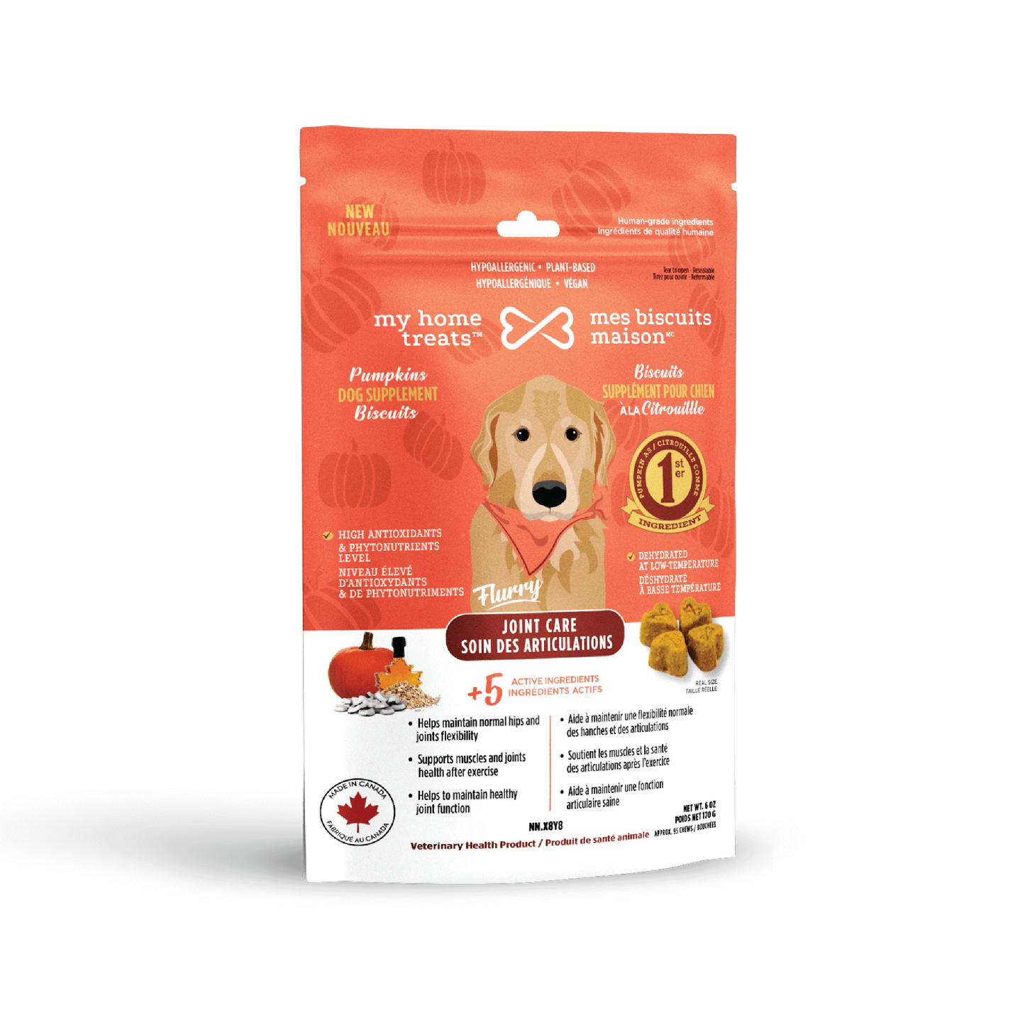 HYPOALLERGENIC MY HOME TREATS FUNCTIONAL TREATS FOR DOGS - JOINT & HIP HEALTH