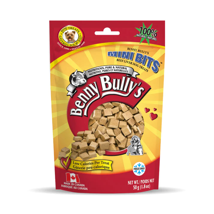 BENNY BULLYS LIVER MINI BITS DOG & CAT TREATS