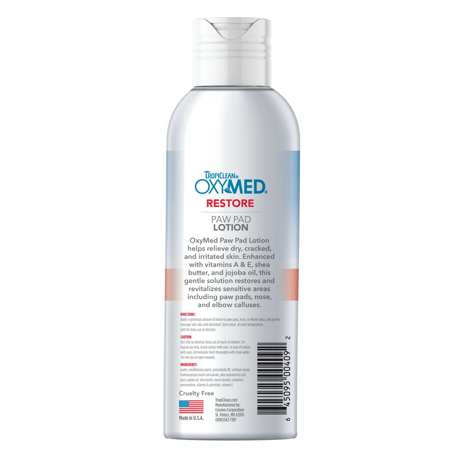 TROPICLEAN OXYMED RESTORE PAW PAD LOTION