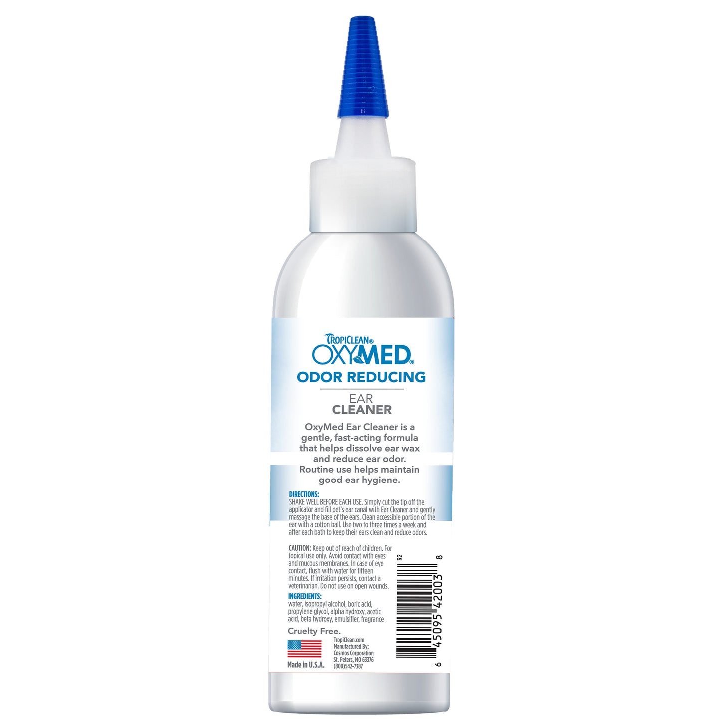 TROPICLEAN OXYMED ODOR REDUCING EAR CLEANER