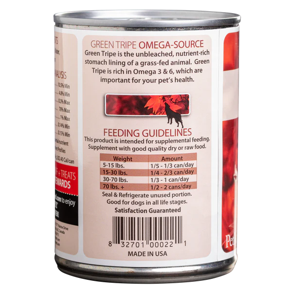 PETKIND® TRIPETT® GREEN VENISON TRIPE WET DOG FOOD - 13OZ
