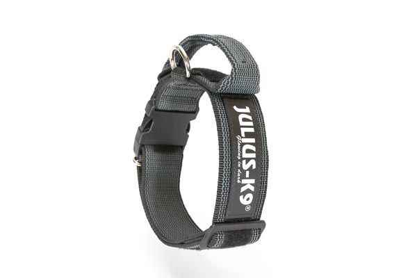 JULIUS-K9 IDC® COLLAR WITH SAFETY LOCK & HANDLE - LARGE 50MM THICK