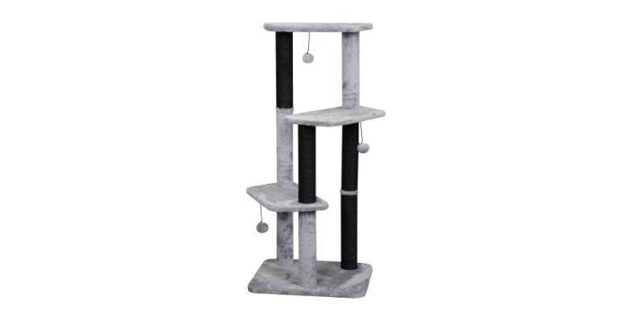 Bud-Z 3 Level Cat Tree With Black Sissal Cat 50x40x111cm 1pc