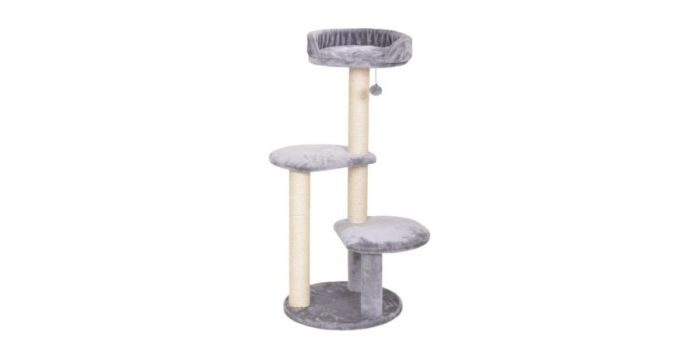 Bud-Z Cat Tree Fuji 3 Levels Grey Cat 50x50x112.5cm 1pc