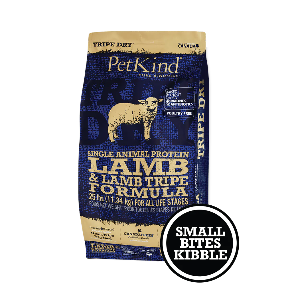 PETKIND® TRIPE DRY® SINGLE ANIMAL PROTEIN LAMB & LAMB TRIPE FORMULA DRY DOG FOOD