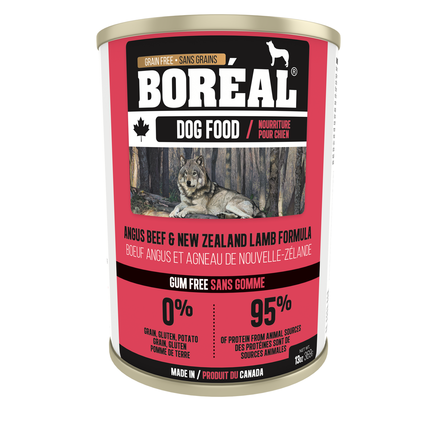 BOREAL CANADIAN ANGUS BEEF AND NZ LAMB DOG WET FOOD