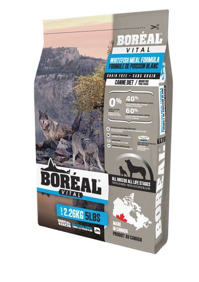 BORÉAL VITAL ALL BREED WHITEFISH MEAL - GRAIN FREE DOG FOOD