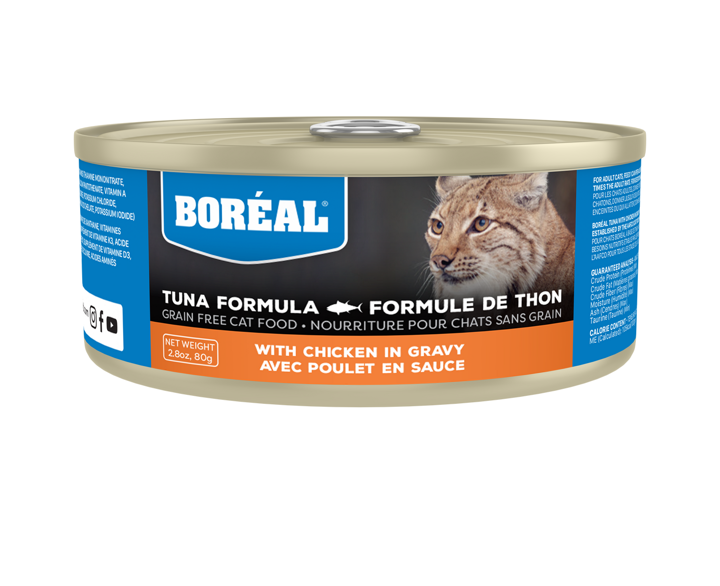 BORÉAL RED TUNA WITH CHICKEN IN GRAVY
