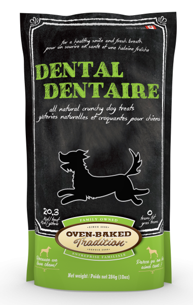 OVEN BAKED TRADITION DOG TREAT ALL NATURAL DENTAL TREATS FOR DOGS