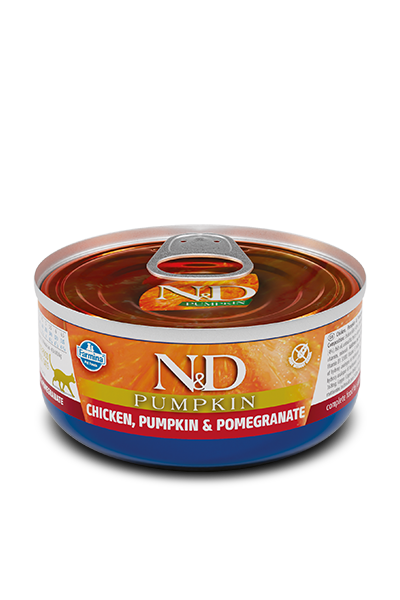 FARMINA N&D PUMPKIN - CHICKEN, PUMPKIN & POMEGRANATE WET CAT FOOD