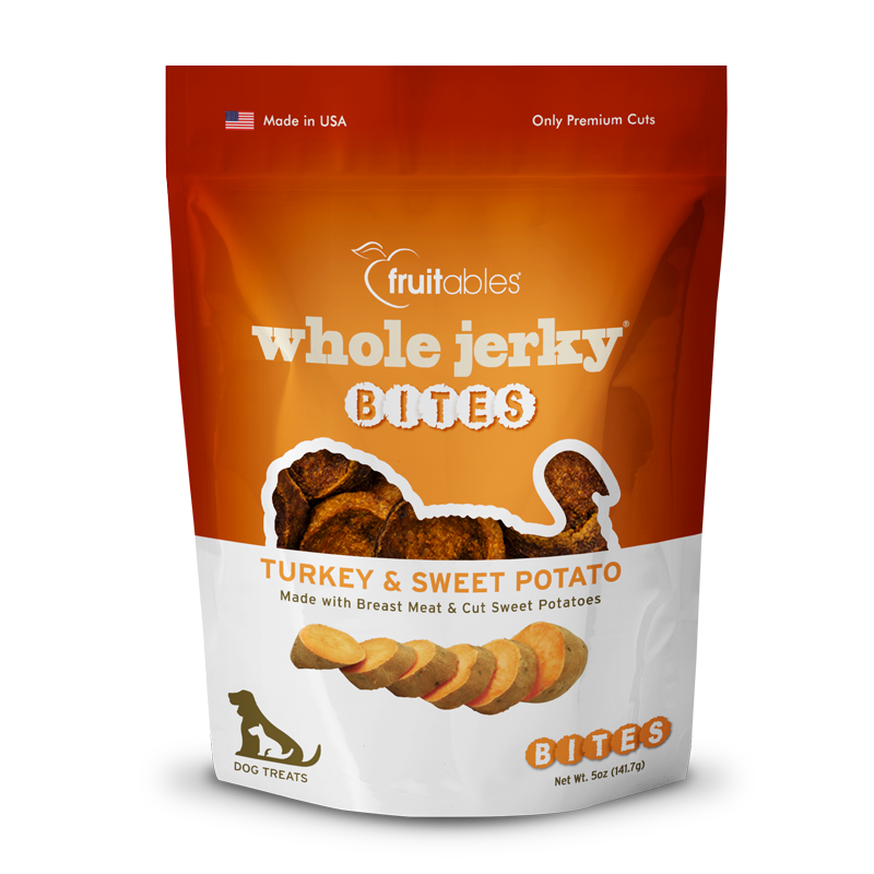 FRUITABLES WHOLE TURKEY & SWEET POTATO JERKY BITES