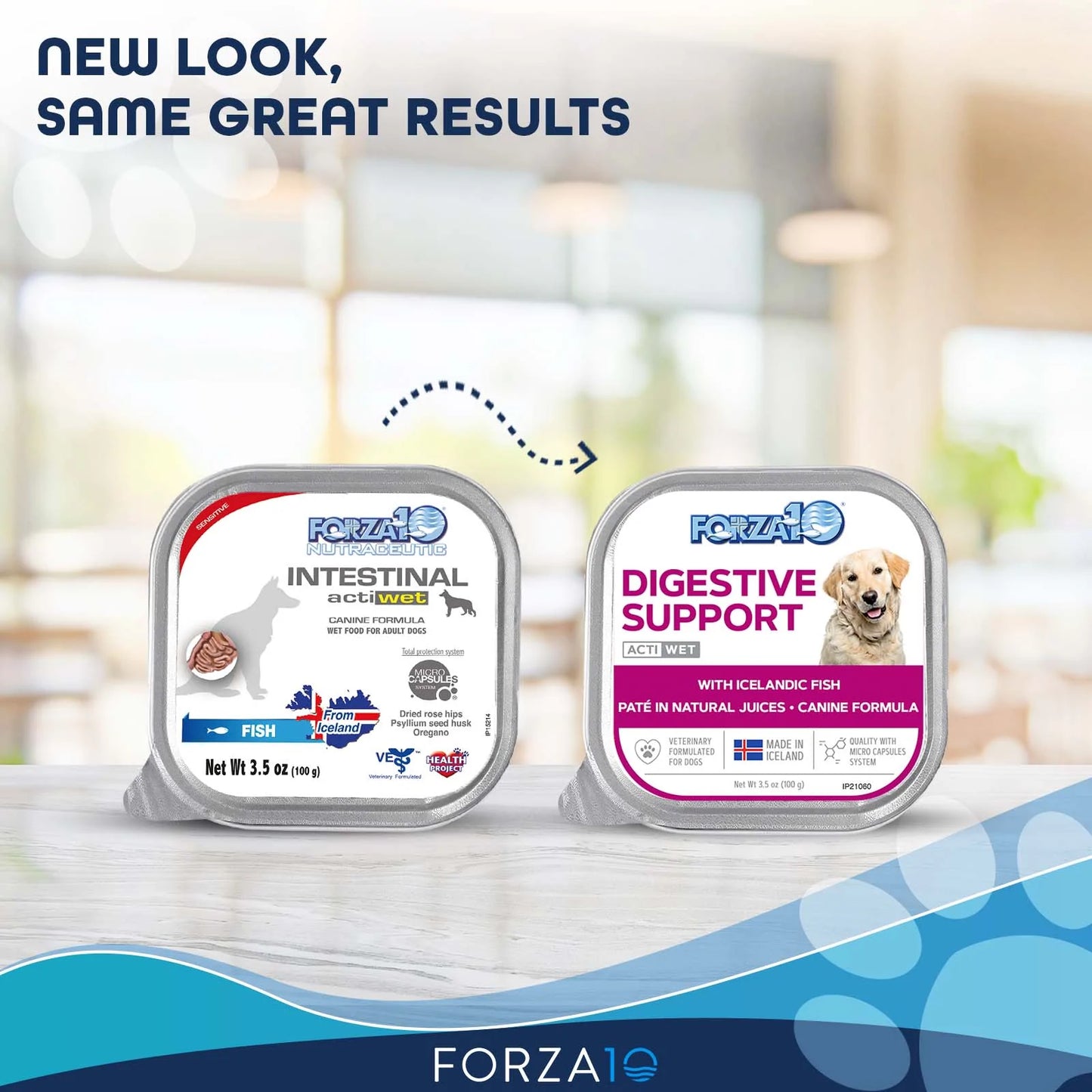FORZA10 NUTRACEUTIC ACTIWET DIGESTIVE SUPPORT ICELANDIC FISH RECIPE CANNED DOG FOOD