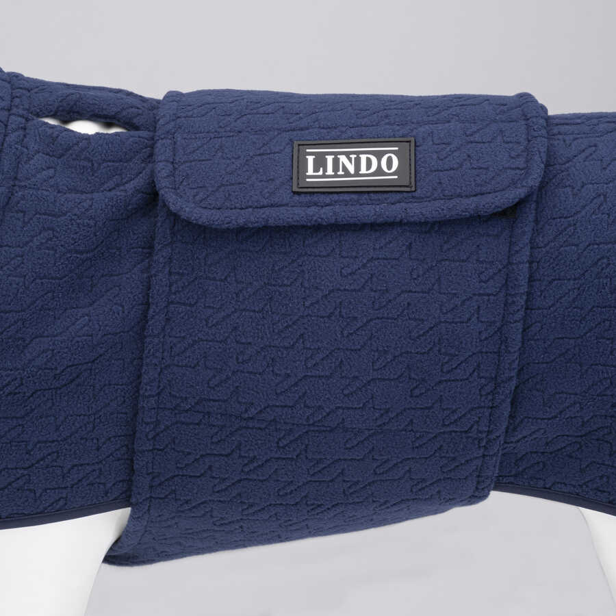 LINDO CLOTHING FLEECE SWEATER : NAVY BLUE