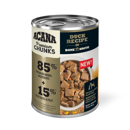 ACANA PREMIUM CHUNKS DUCK RECIPE IN BONE BROTH