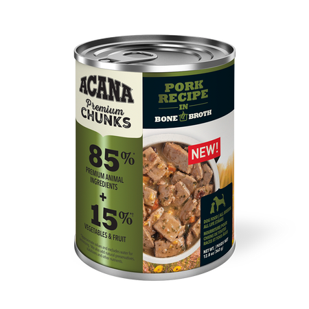 ACANA PREMIUM CHUNKS PORK RECIPE IN BONE BROTH