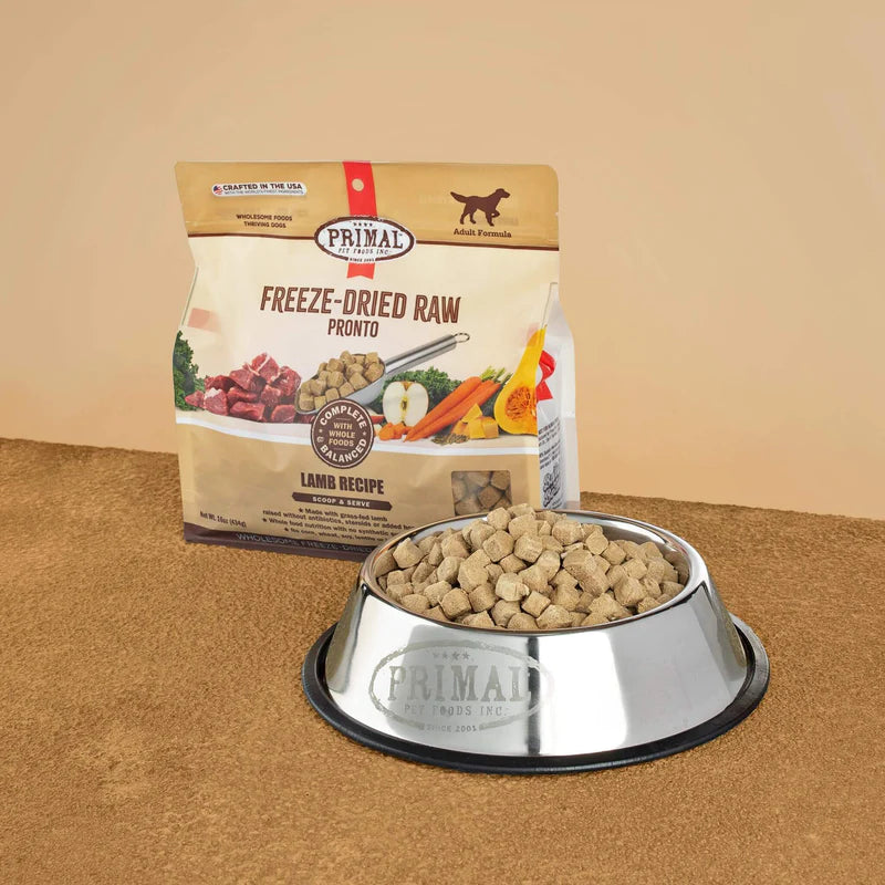 PRIMAL FREEZE-DRIED RAW PRONTO : LAMB