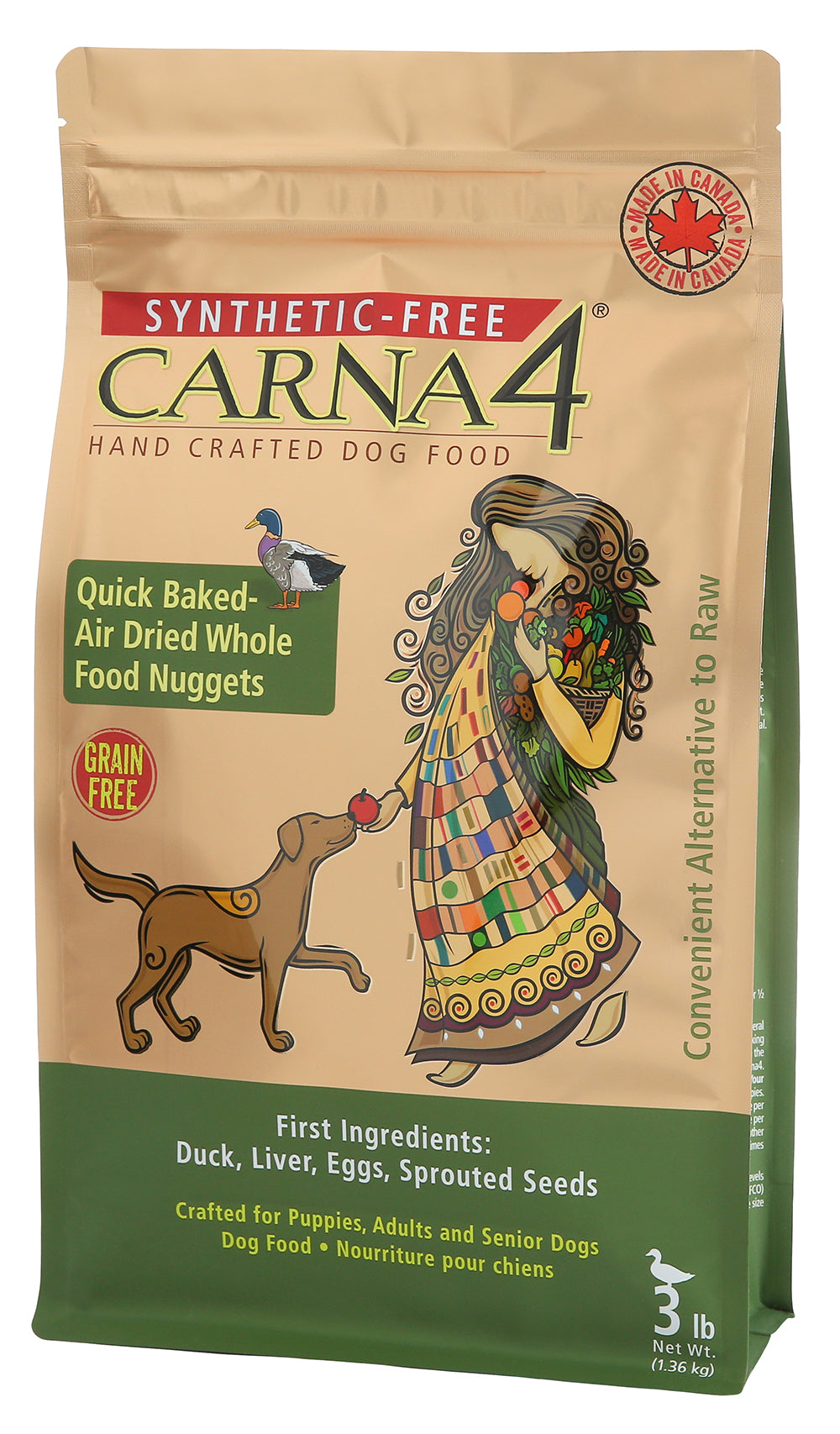 CARNA4 EASY CHEW DUCK FORMULA DOG FOOD