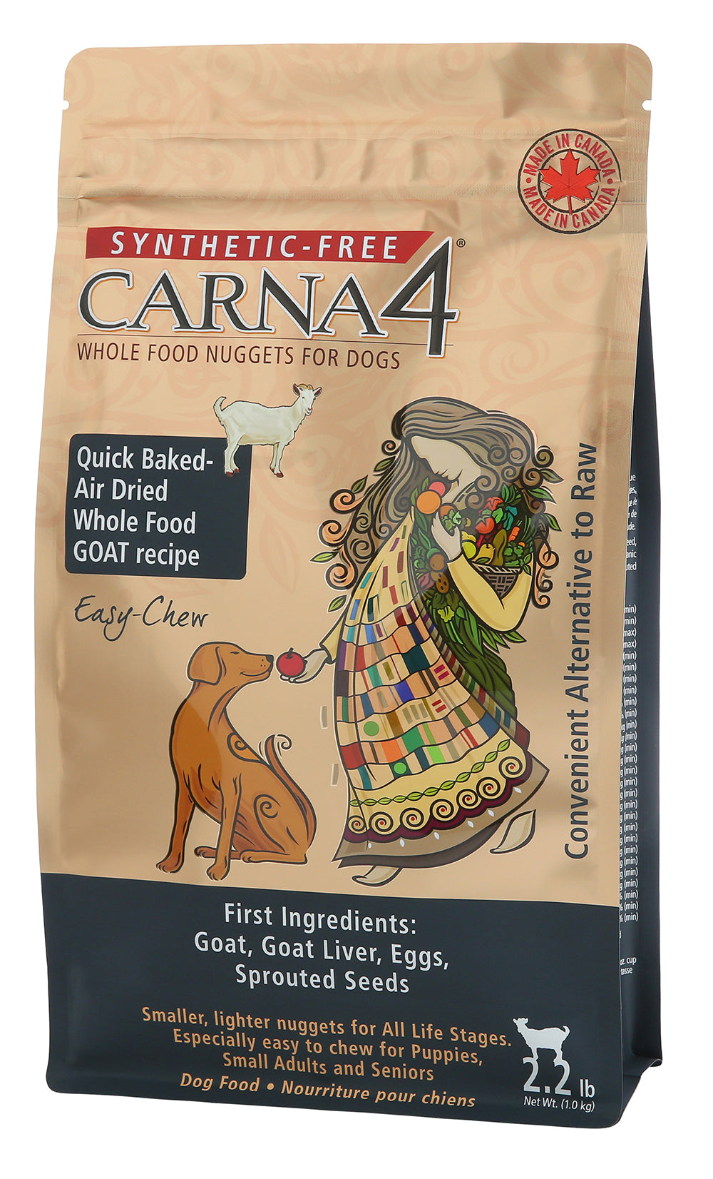 CARNA4 EASY CHEW GOAT FORMULA DOG FOOD