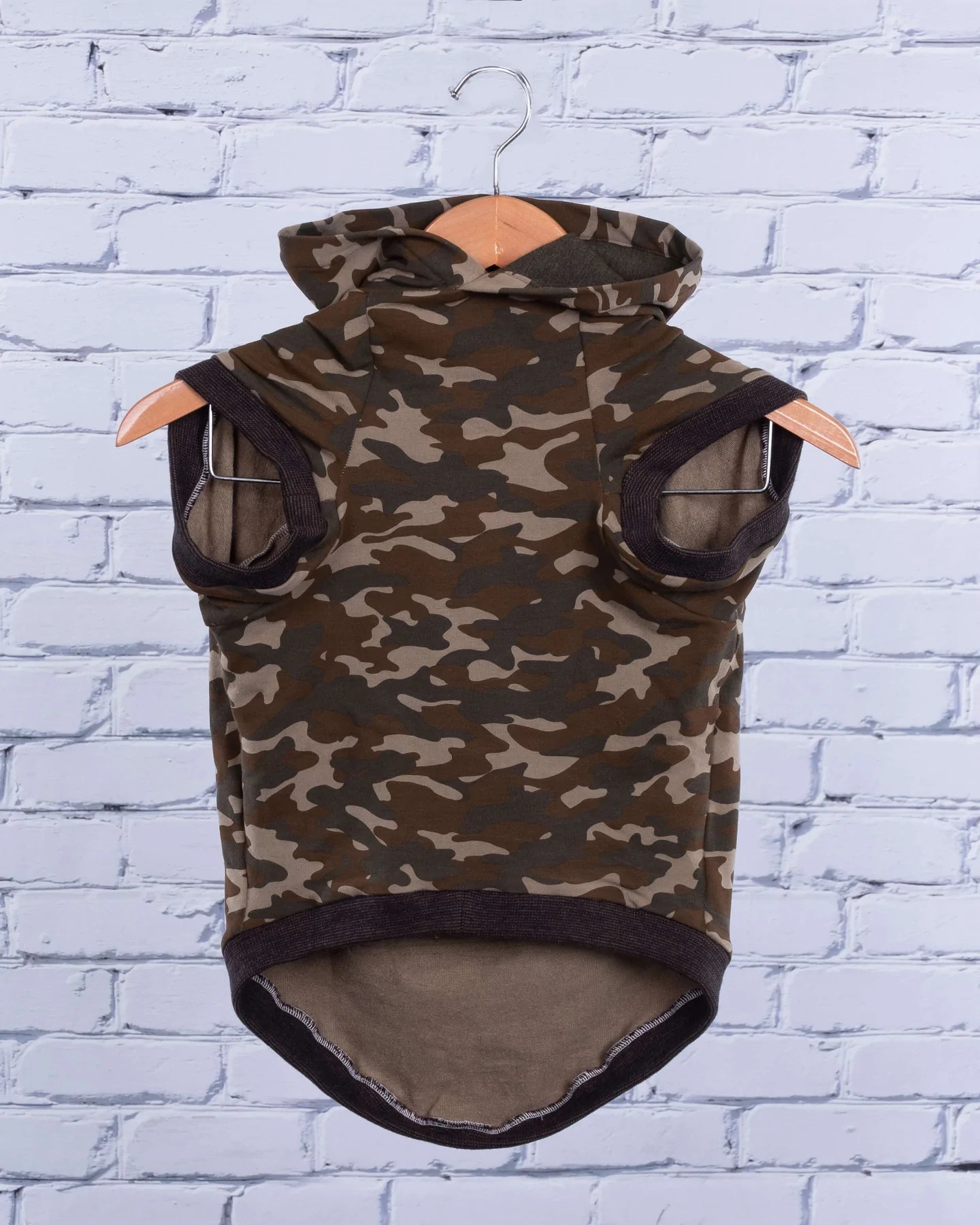SHARPER BARKER FRENCH TERRY HOODIES RILEY : GREEN CAMO