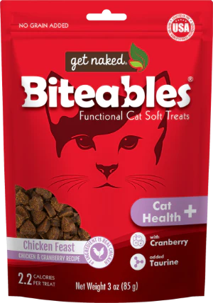 GET NAKED BITEABLES CAT HEALTH+ FUNCTIONAL SOFT TREATS
