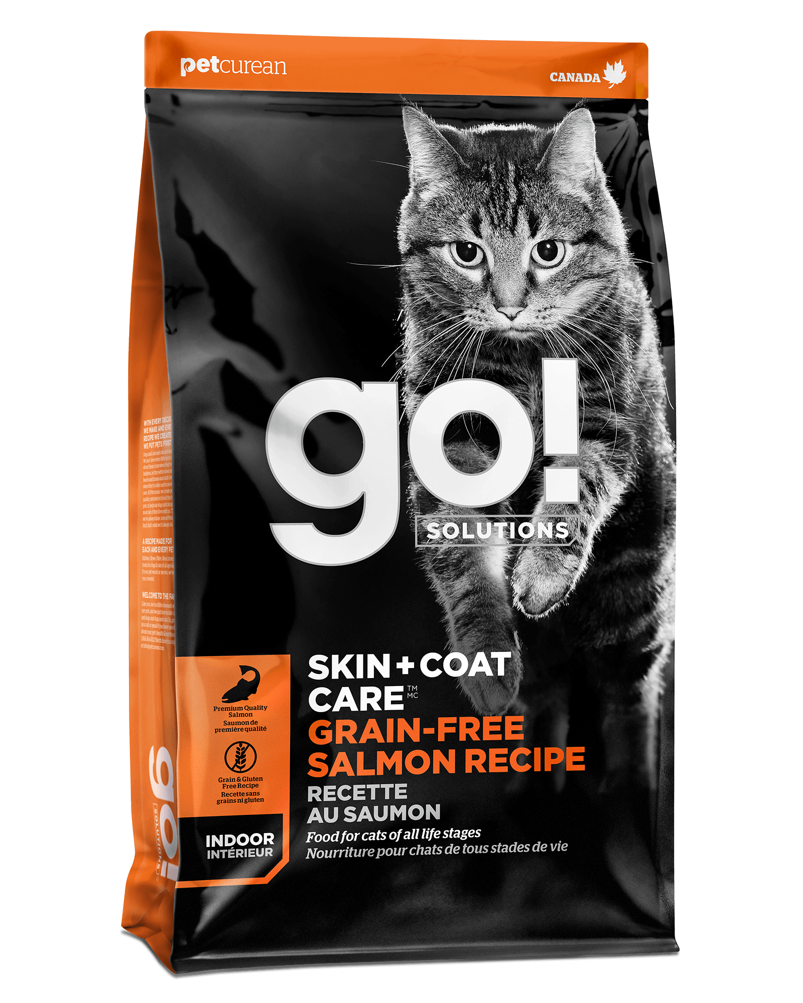 GO SOLUTIONS SKIN COAT CARE GRAIN FREE SALMON RECIPE CAT FOOD