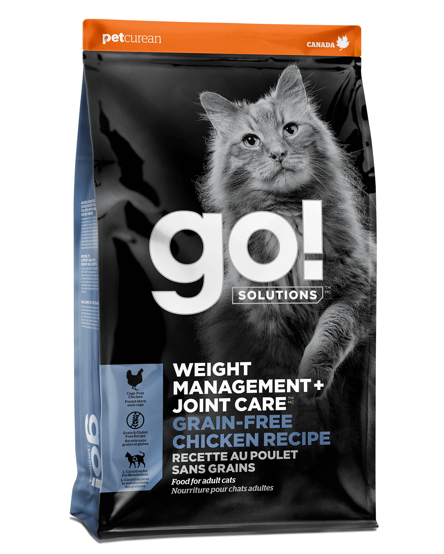 GO! SOLUTIONS WEIGHT MANAGEMENT + JOINT CARE GRAIN-FREE CHICKEN RECIPE CAT FOOD